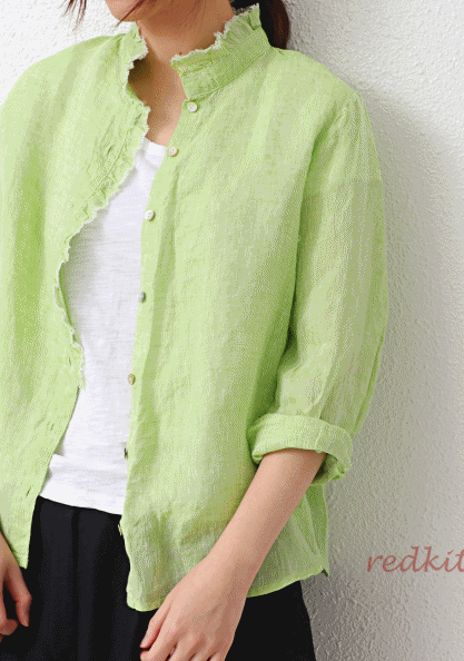 Bayer Frill Blouse-3 Colors