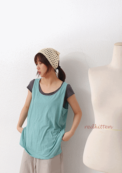 Loose fit daily tank top -