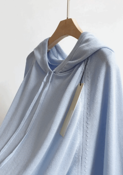 Soft rayon hooded knit-3 Colors