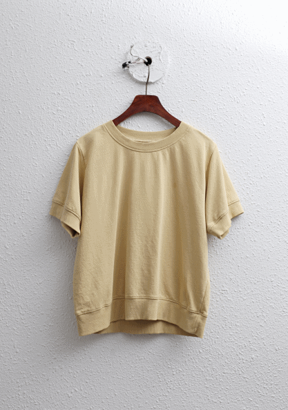 Comfortable cotton short sleeve sweatshirt-6 Colors