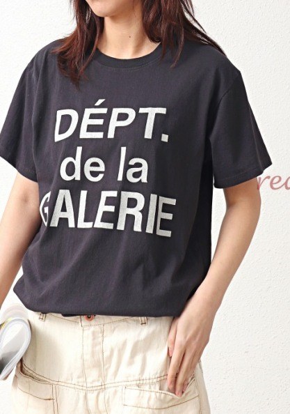 Sale-lettering short sleeve t-shirt-dark gray 42600-->29800