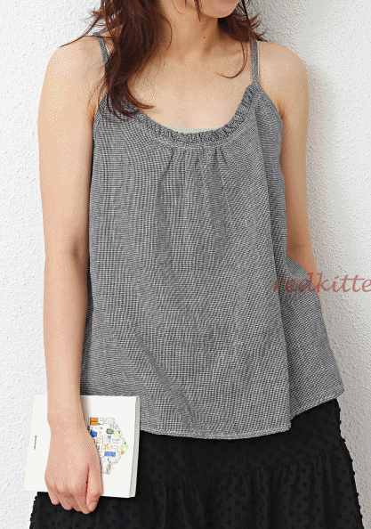 Linen Kelly Check Tank Top-5 Colors