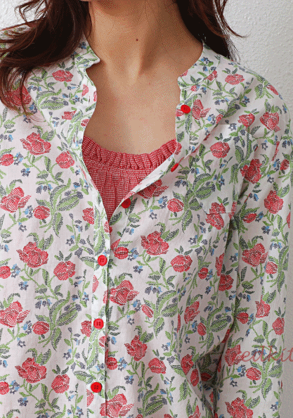cross stitch blouse