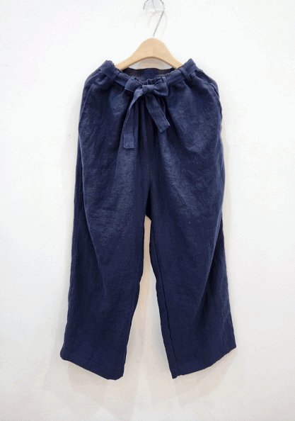 Linen Ribbon Pants-3 Colors