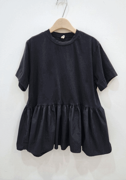 Asa Cotton Frill T-Shirt-2 Colors