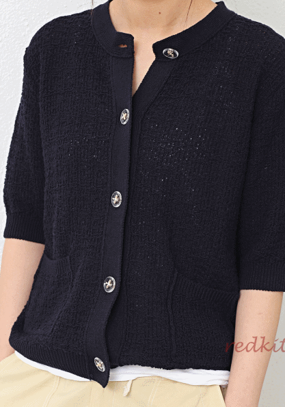 Elegant jacket knit cardigan-2 Colors