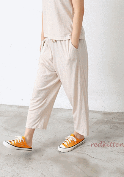Soft cotton pants-5 colors