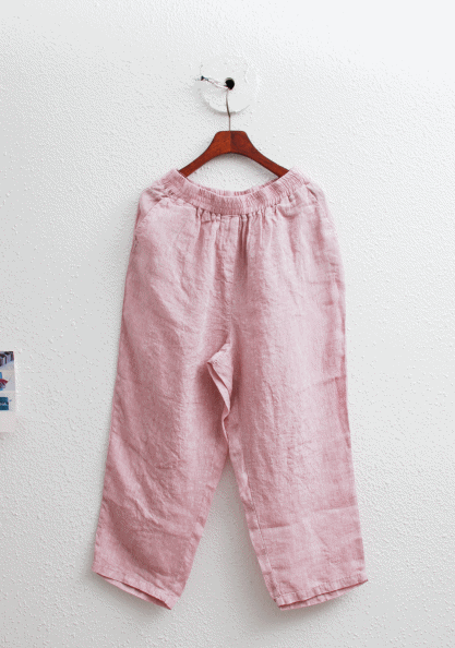 Sherbet Linen Pants - 4Color