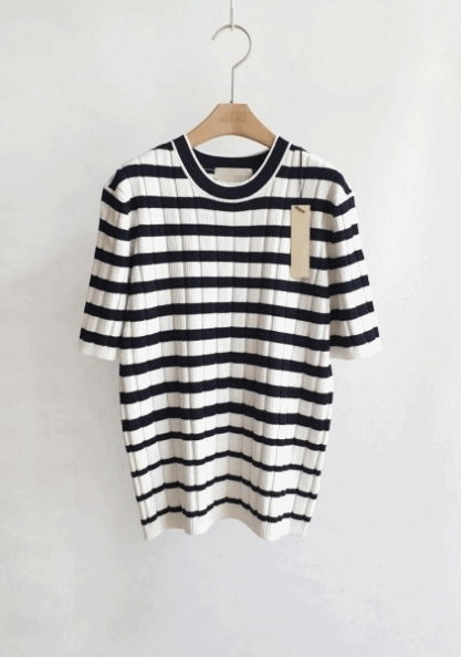 Rayon striped knit-2 Colors