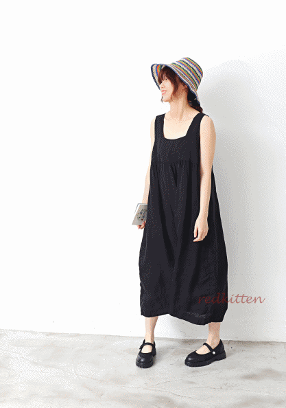 Linen Ray Dress-2 Colors